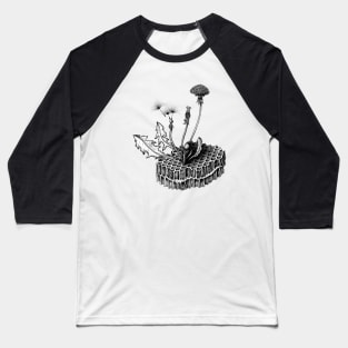 Honeycomb Dandelion Baseball T-Shirt